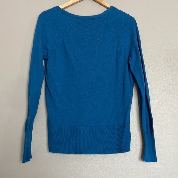 Mossimo M button down cardigan in teal - Picture 6 of 8